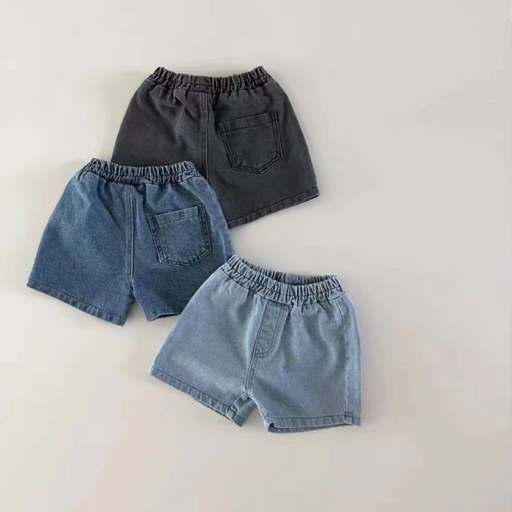 Baby Clothing Deals - Summer New Baby Denim Shorts Solid