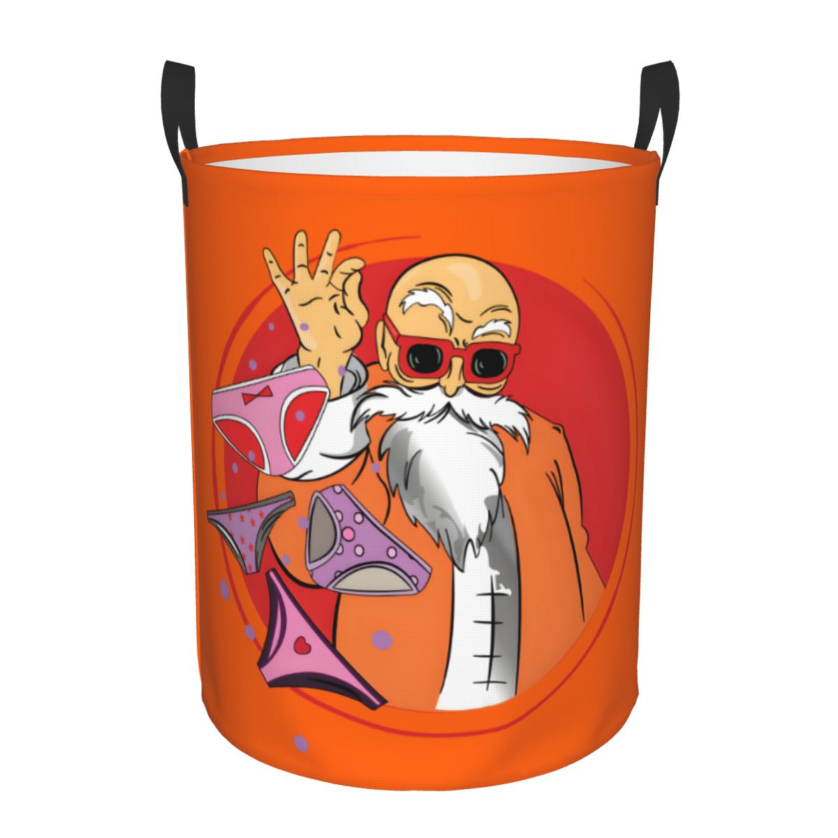 Baby Clothing Hamper - Custom Masters Roshis Cartoon Laundry Basket