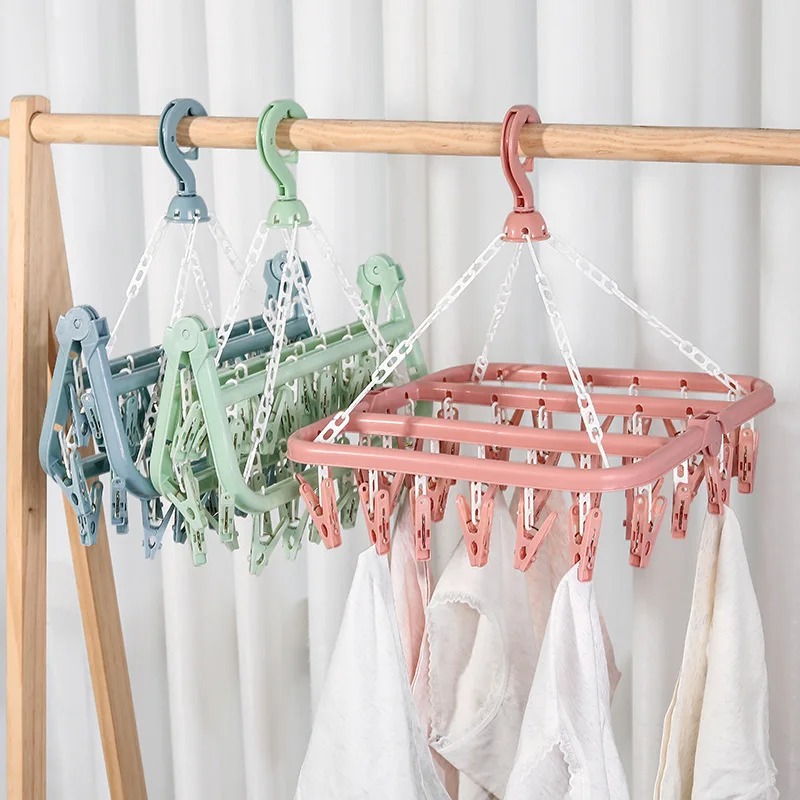 Clothes Drying Hanger with 32  - Baby Clothing Drying Rack recension och pris
