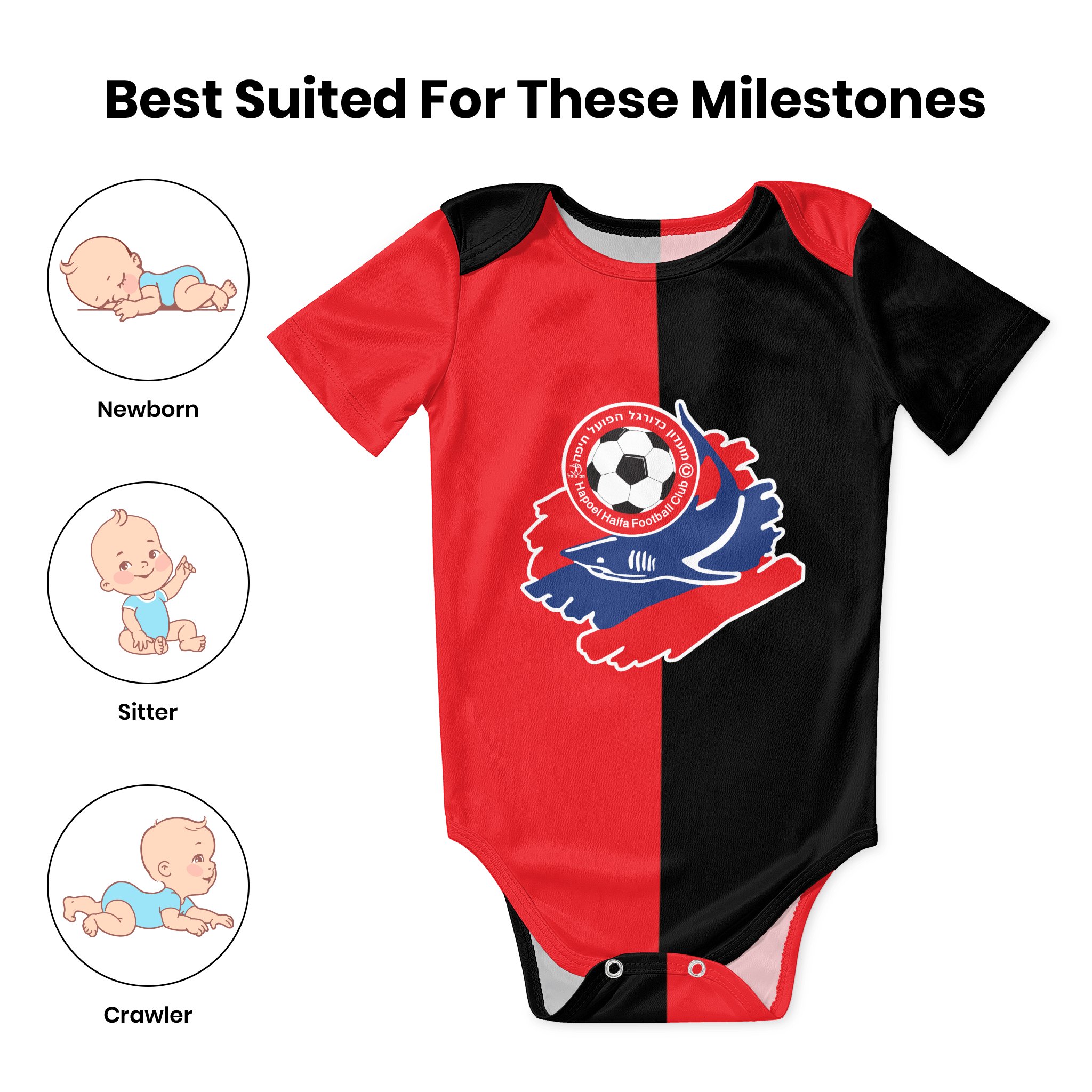 Hapoel Haifa Baby Bodysuit Uni - Baby Clothing For Girls recension och pris
