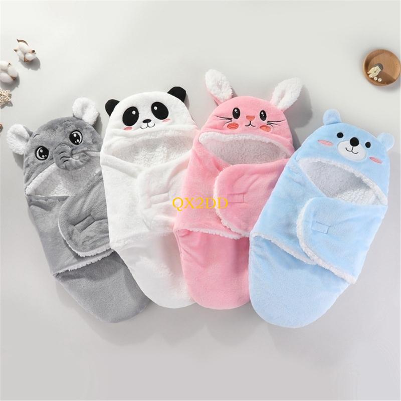 QX2D Newborn Baby Wrap Blanket - Fleece Sleep Bag recension och pris