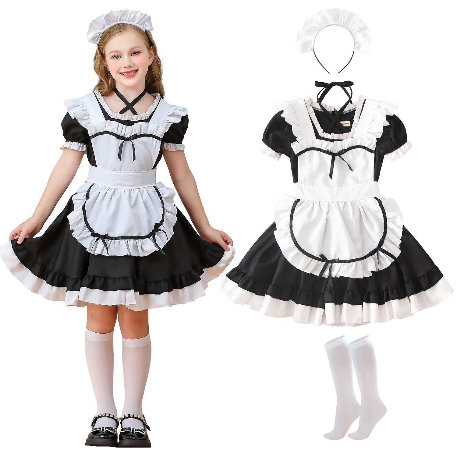 Maid Cosplay Lolita Costume Dr - Baby Clothing Sizes recension och pris