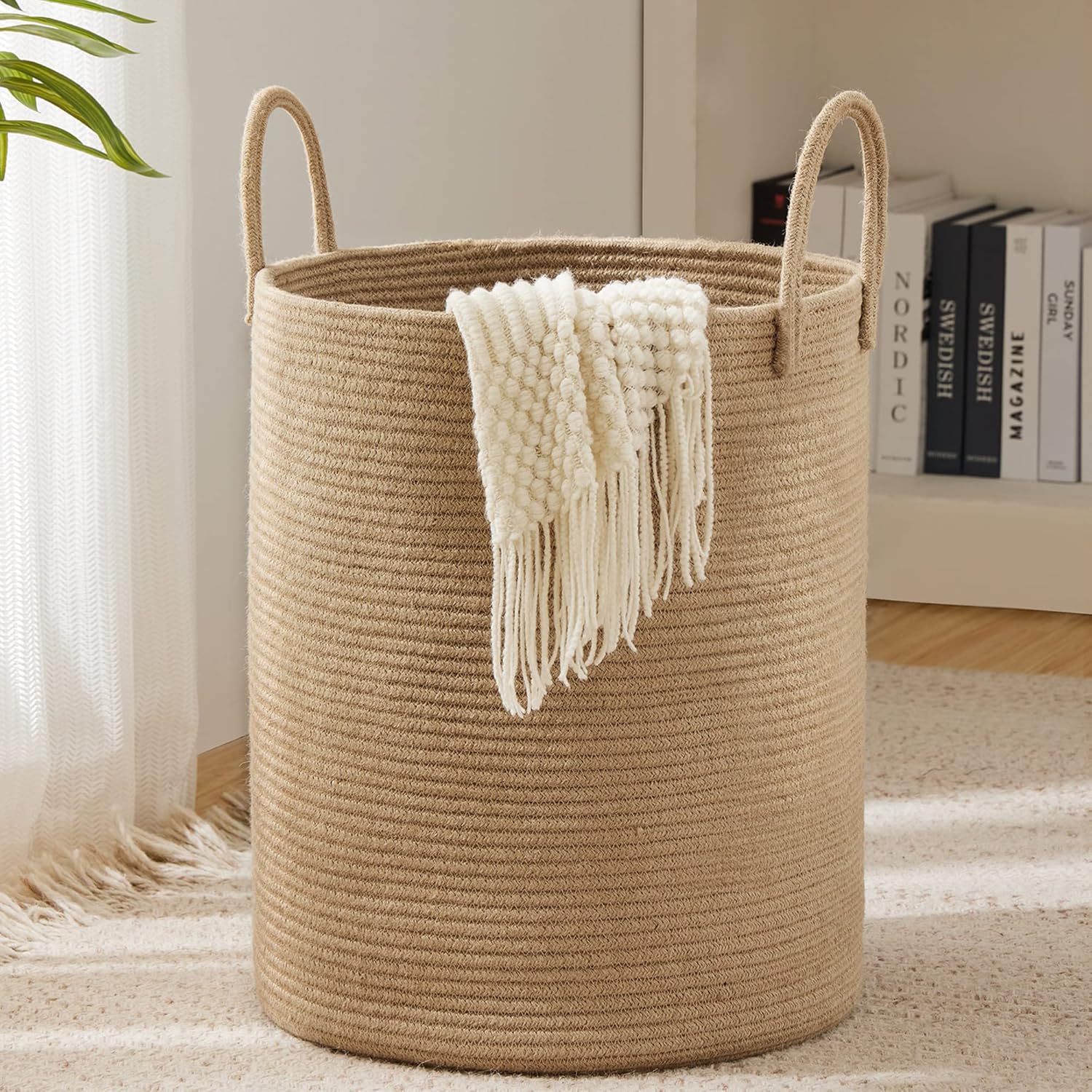 Large Storage Basket Tall Wove - Baby Clothing Hamper recension och pris