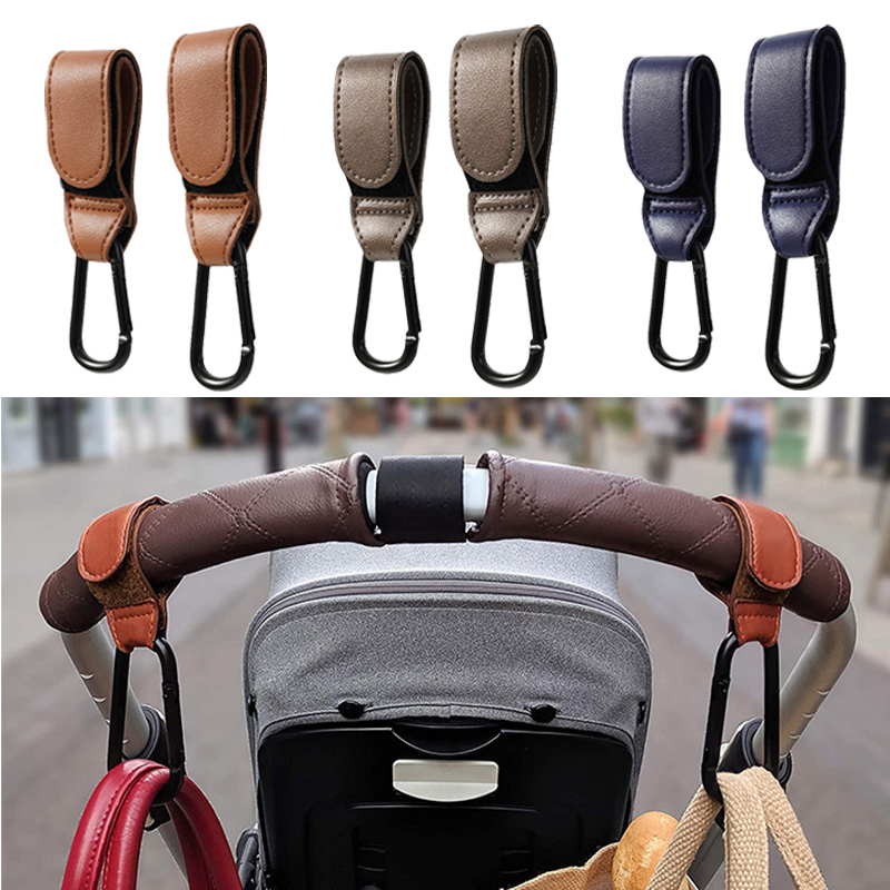 Baby Stroller Hook Fashion PU  - Baby Clothing Hamper recension och pris