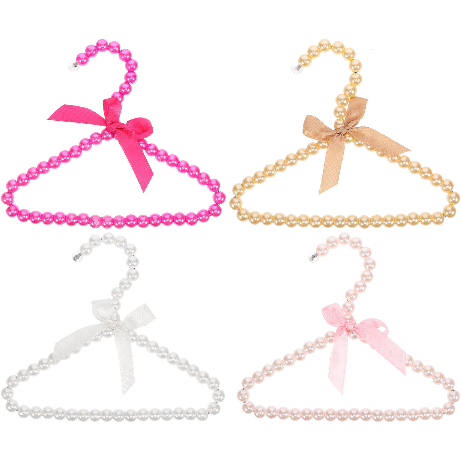 4Pcs Pearl Pet Clothes Hanger  - Baby Clothing Drying Rack recension och pris