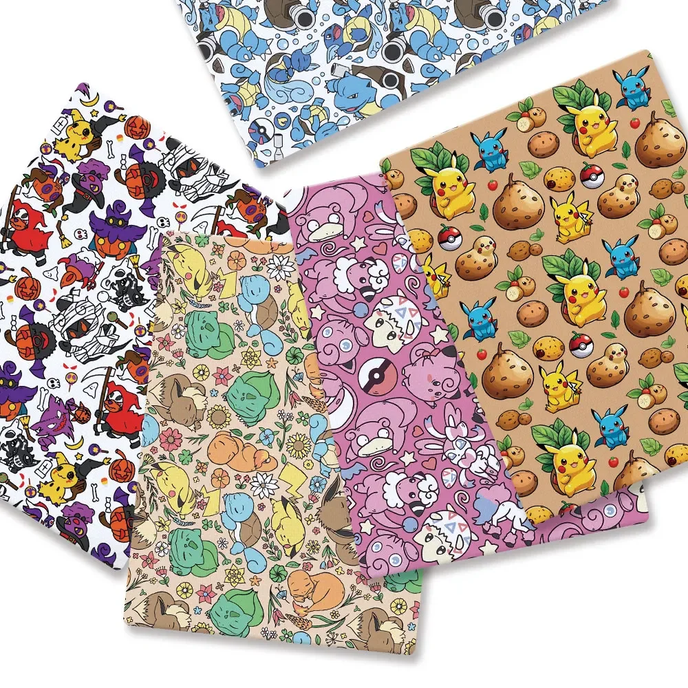 Pokemon Cartoon Fabric140*50cm - Baby Clothing Items recension och pris