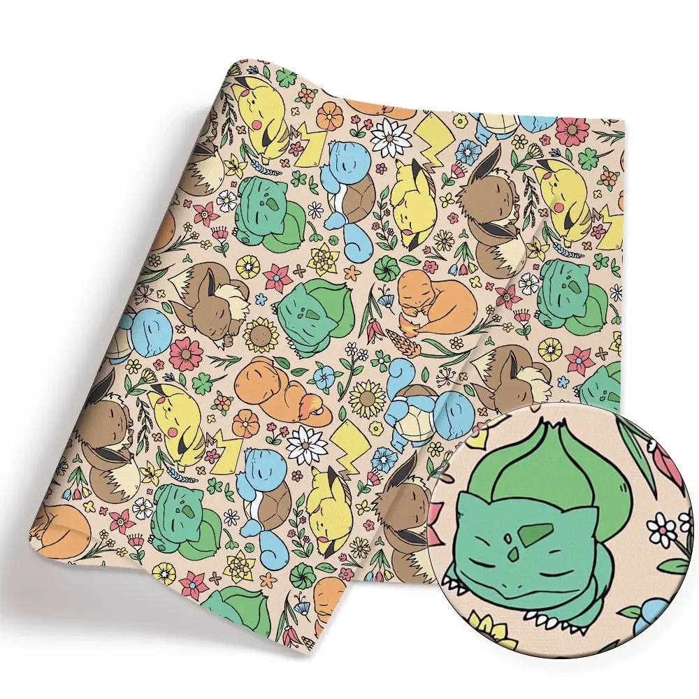 Pokemon Cartoon Fabric140*50cm - Baby Clothing Items recension och pris