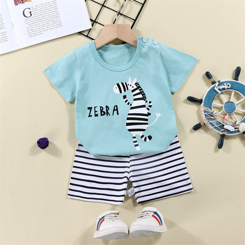 Cotton Tees+Shorts 2-piece Tra - Baby Clothing For Sale recension och pris