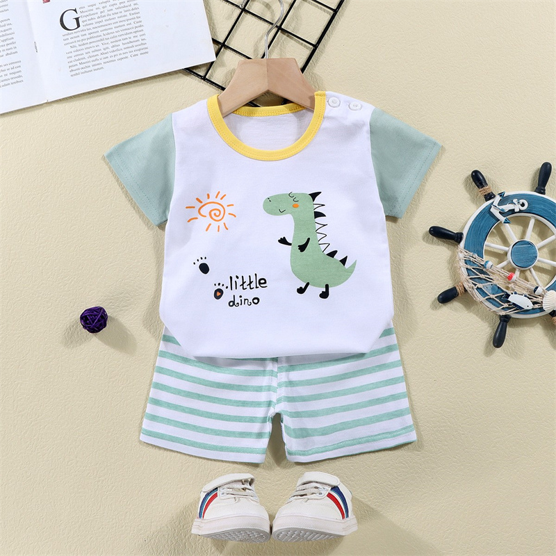 Cotton Tees+Shorts 2-piece Tra - Baby Clothing For Sale recension och pris