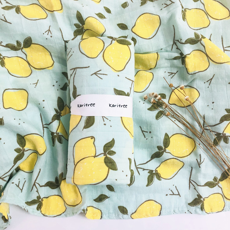 70% Bamboo 30% Cotton Baby Bla - Muslin Swaddle Wrap recension och pris
