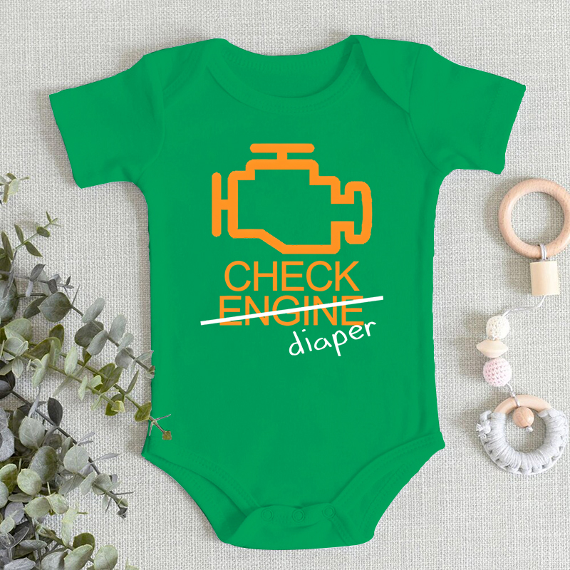 Funny Check Diaper Letter Desi - Baby Clothing Deals recension och pris