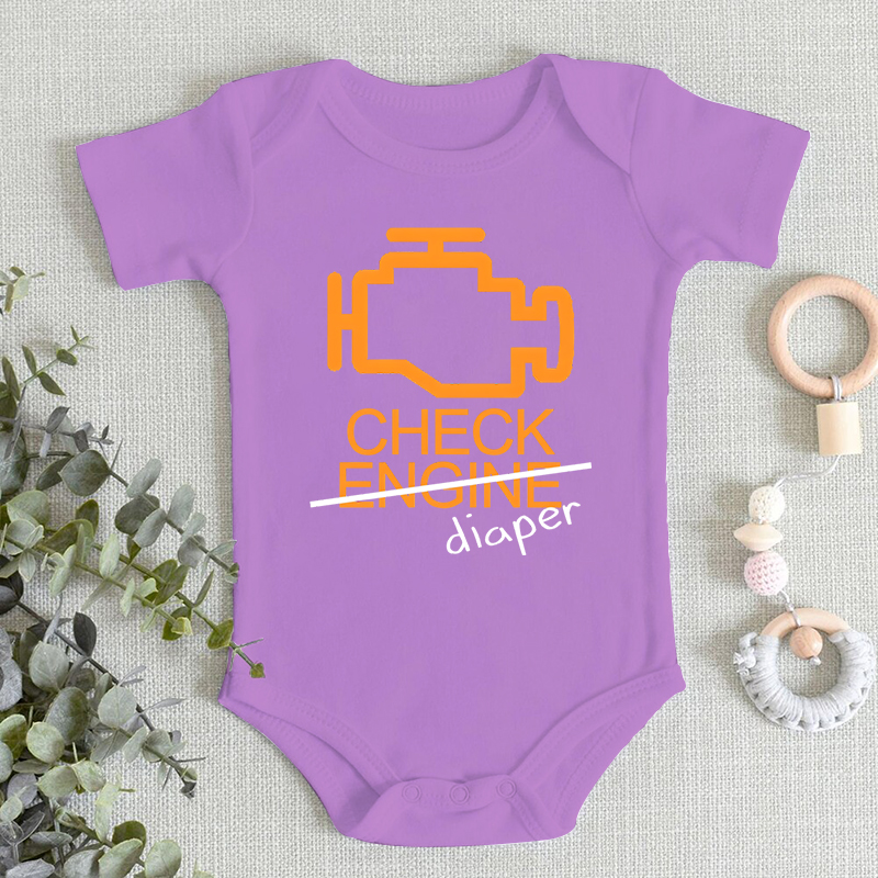 Funny Check Diaper Letter Desi - Baby Clothing Deals recension och pris