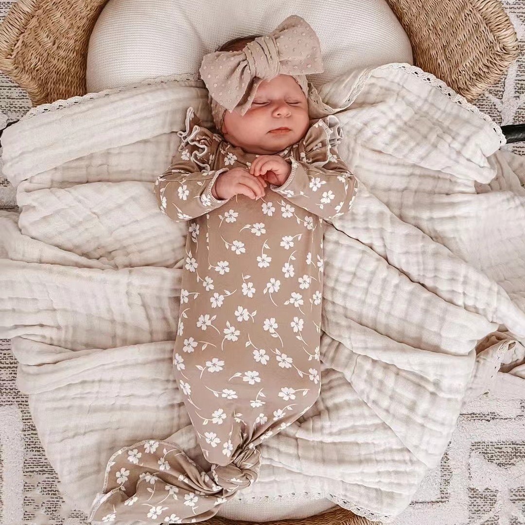 Baby Blanket Newborn 6 Layers  - Muslin Swaddle Wrap recension och pris