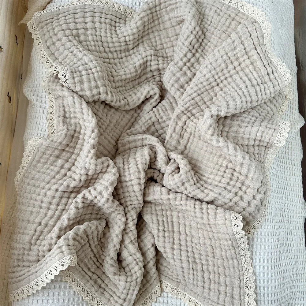Baby Blanket Newborn 6 Layers  - Muslin Swaddle Wrap recension och pris