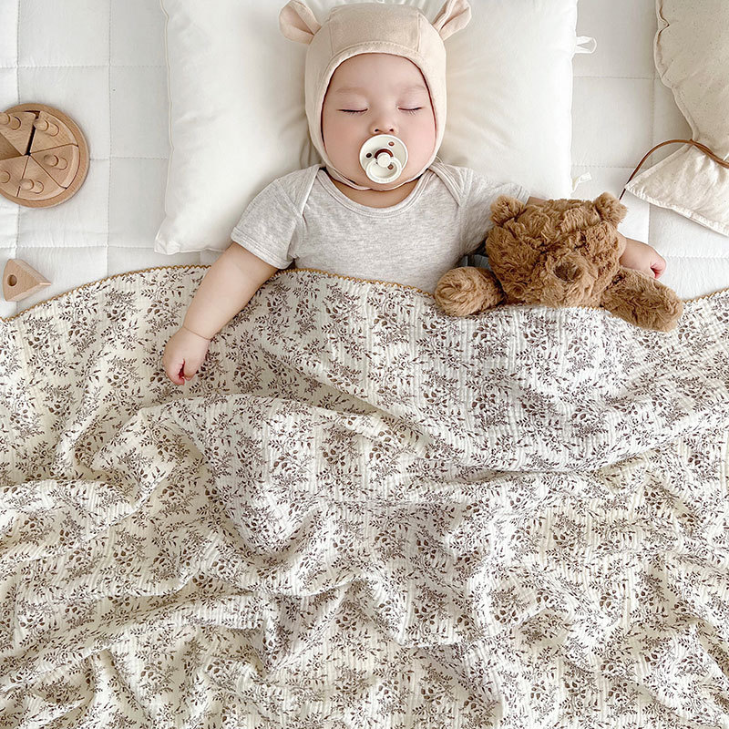 Summer Baby Blanket 2 Layer Th - Muslin Swaddle Wrap recension och pris