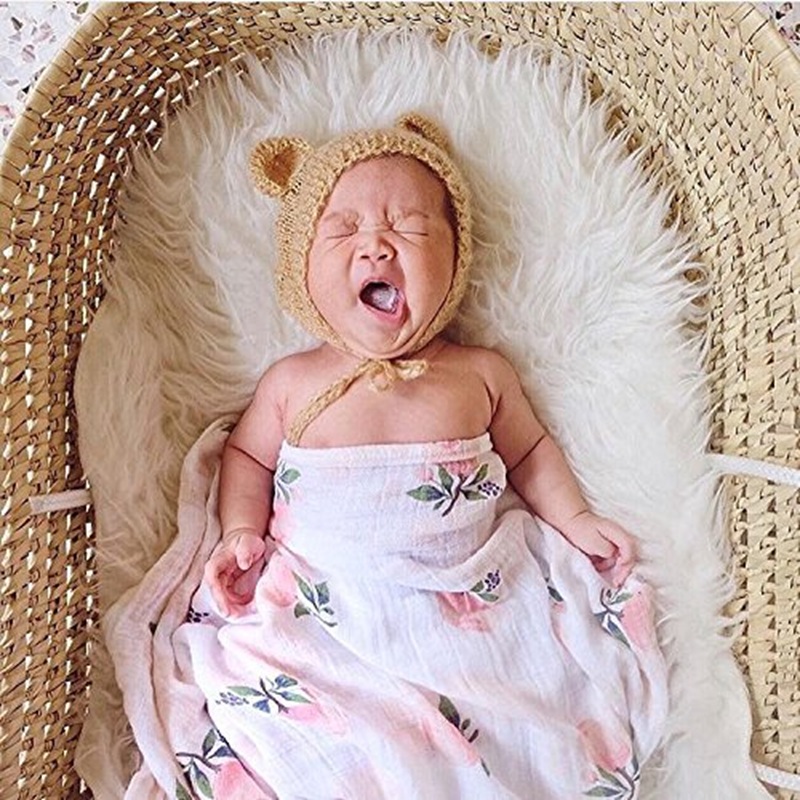 Rose 120x120cm 70% Bamboo 30%  - Muslin Swaddle Wrap recension och pris