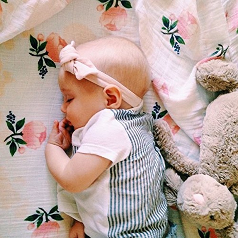 Rose 120x120cm 70% Bamboo 30%  - Muslin Swaddle Wrap recension och pris