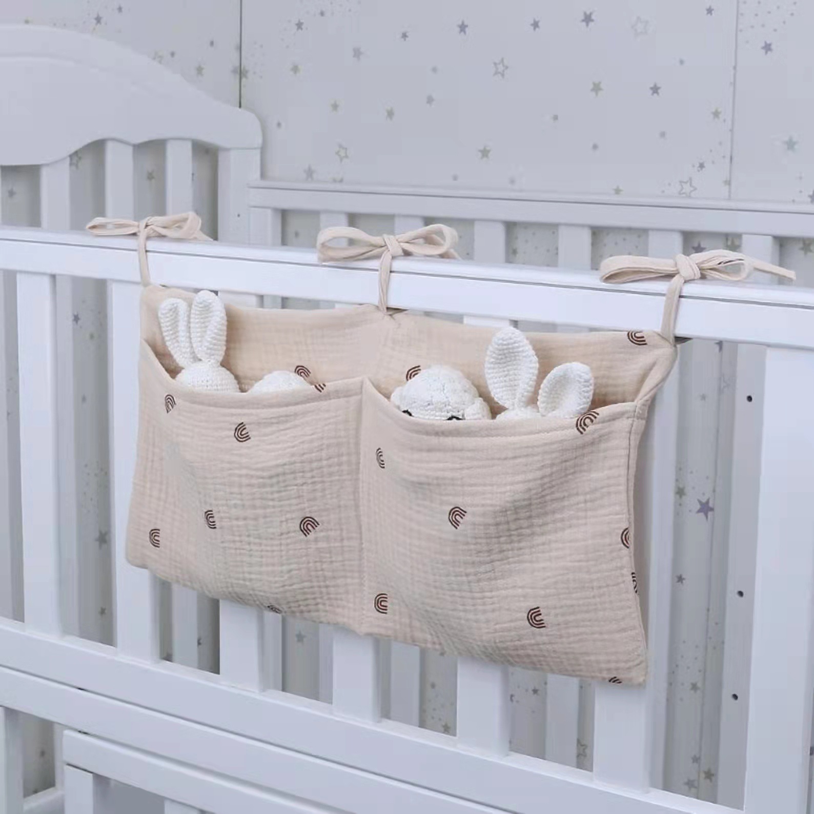 Portable Baby Crib Storage Bag - Baby Clothing Hamper recension och pris