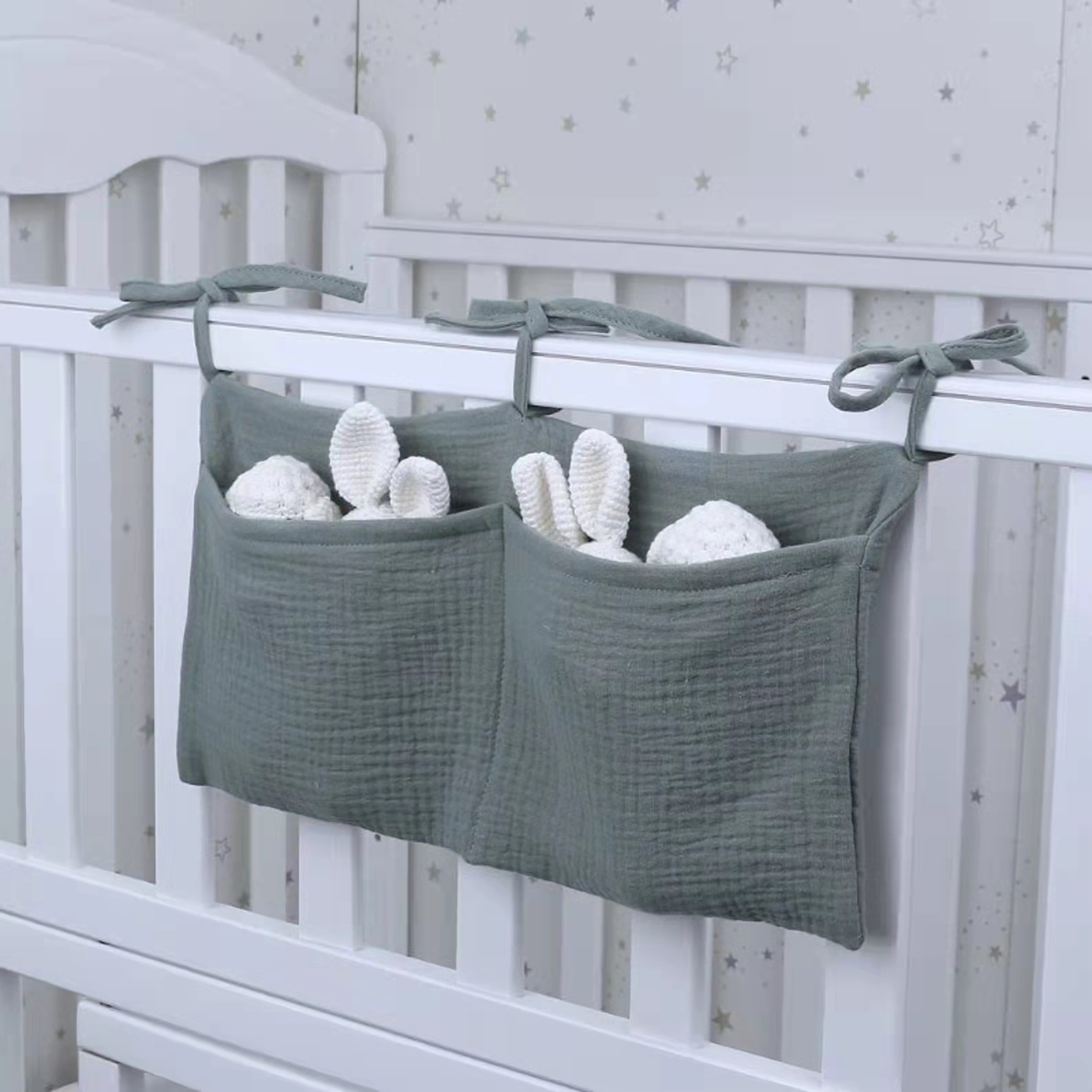 Portable Baby Crib Storage Bag - Baby Clothing Hamper recension och pris