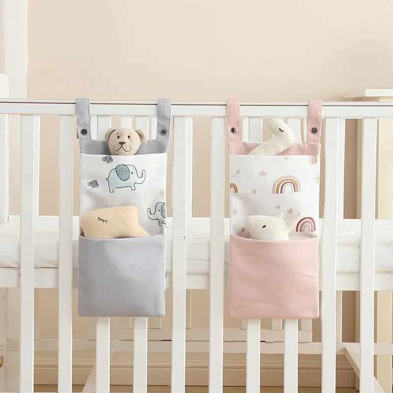 Baby Crib Organizer Bed Hangin - Baby Clothing Hamper recension och pris
