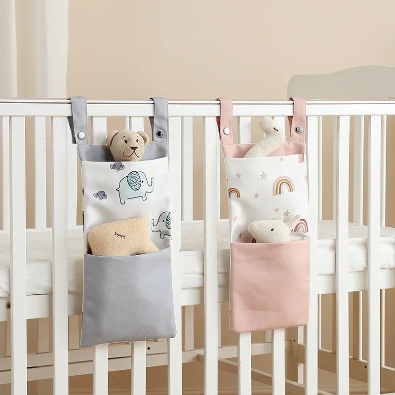Baby Crib Organizer Bed Hangin - Baby Clothing Hamper recension och pris