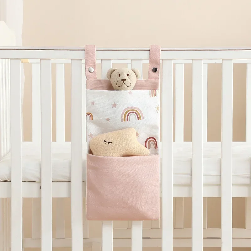 Baby Crib Organizer Bed Hangin - Baby Clothing Hamper recension och pris
