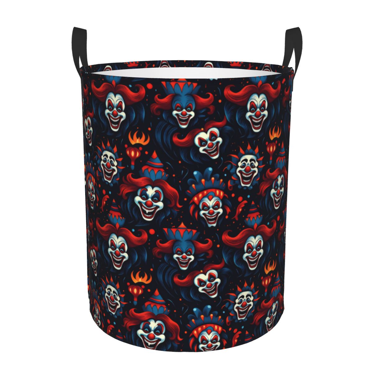 Halloween Red Blue Evil Clown  - Baby Clothing Hamper recension och pris