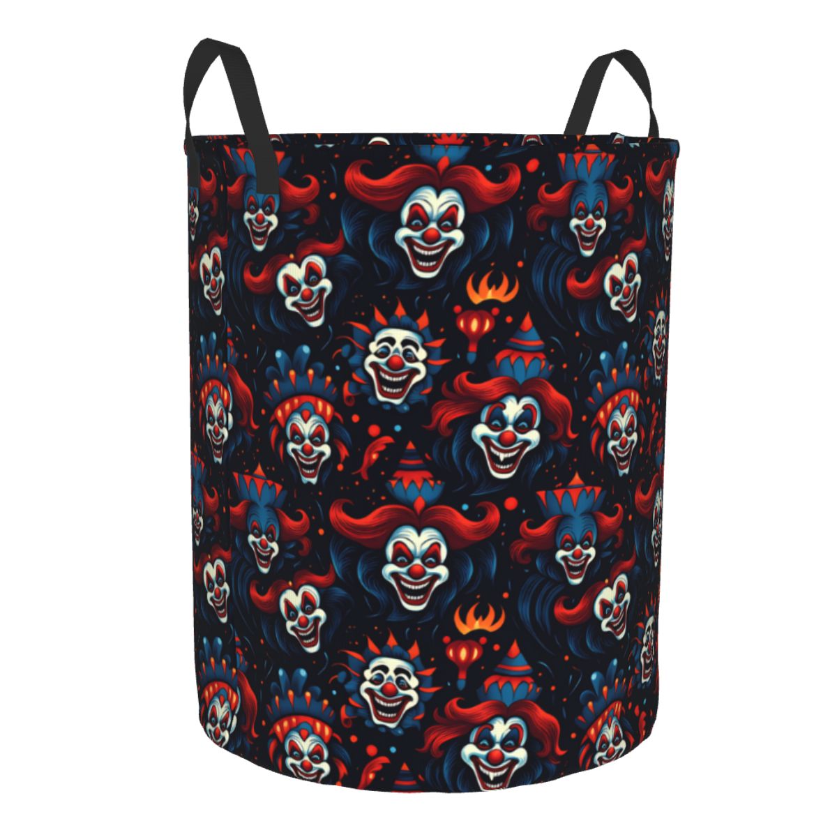 Halloween Red Blue Evil Clown  - Baby Clothing Hamper recension och pris