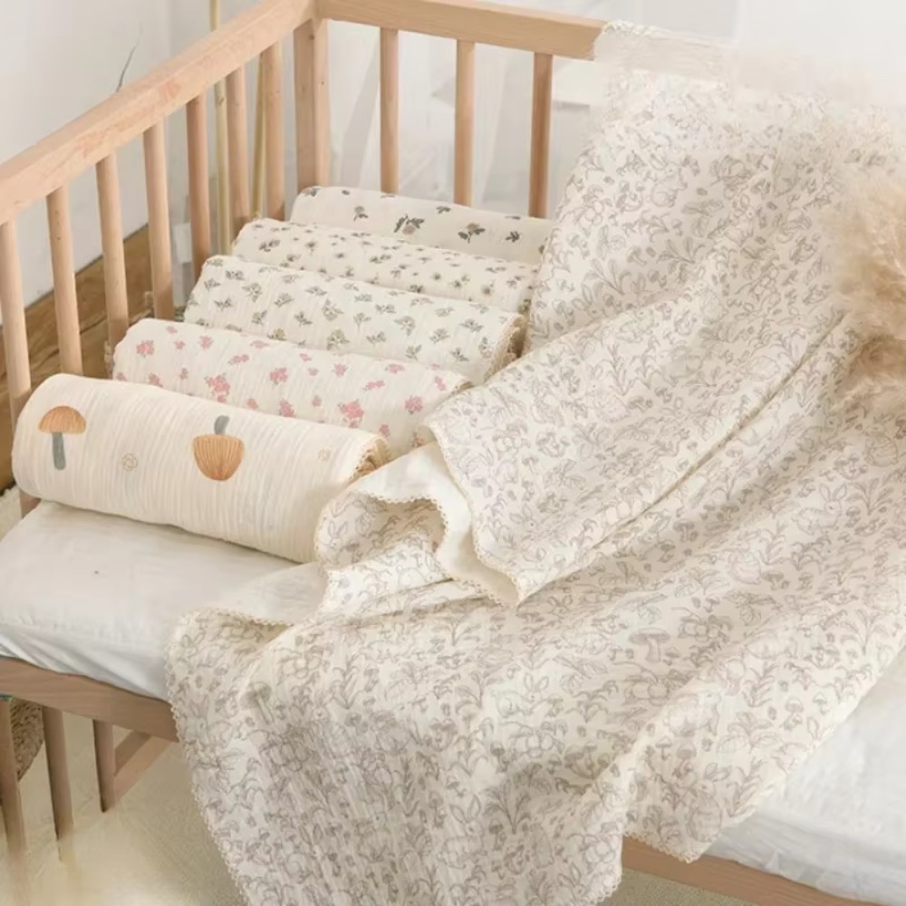 Soft Floral Muslin Baby Blanke - Muslin Swaddle Wrap recension och pris