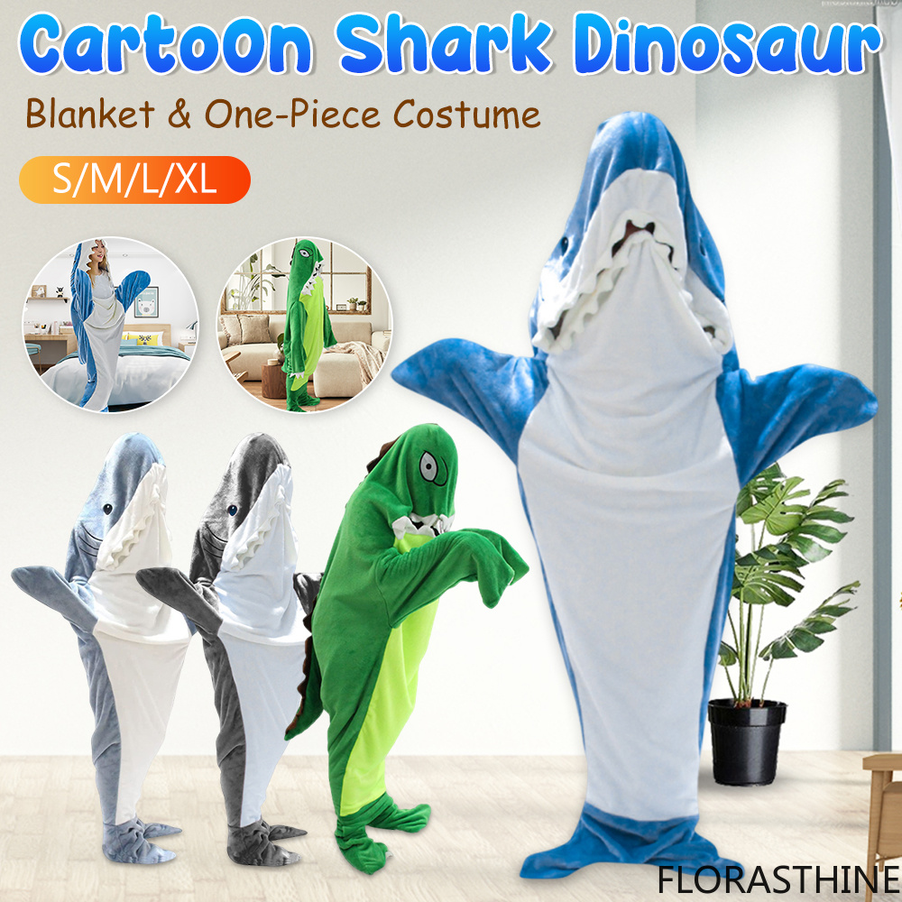 Shark Blanket Adult Cartoon Sl - Fleece Sleep Bag recension och pris