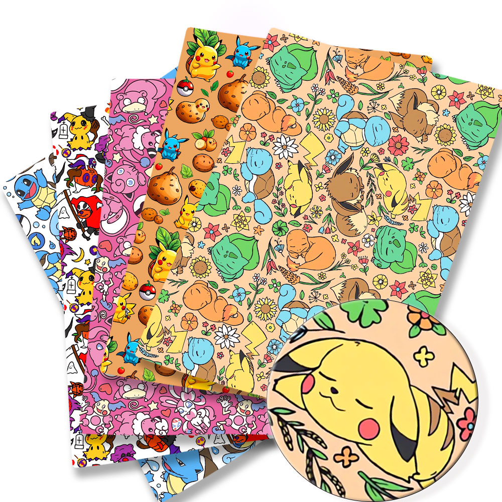 Pokemon Cartoon Fabric140*50cm - Baby Clothing Items recension och pris
