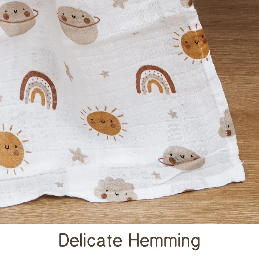 120x110cm Bamboo Cotton Baby M - Muslin Swaddle Wrap recension och pris