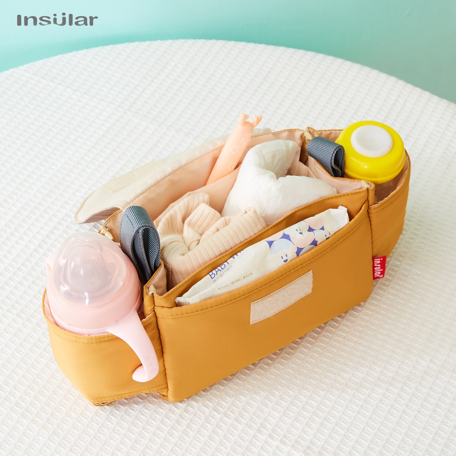 INSULAR Stroller Organizer Mom - Baby Clothing Hamper recension och pris